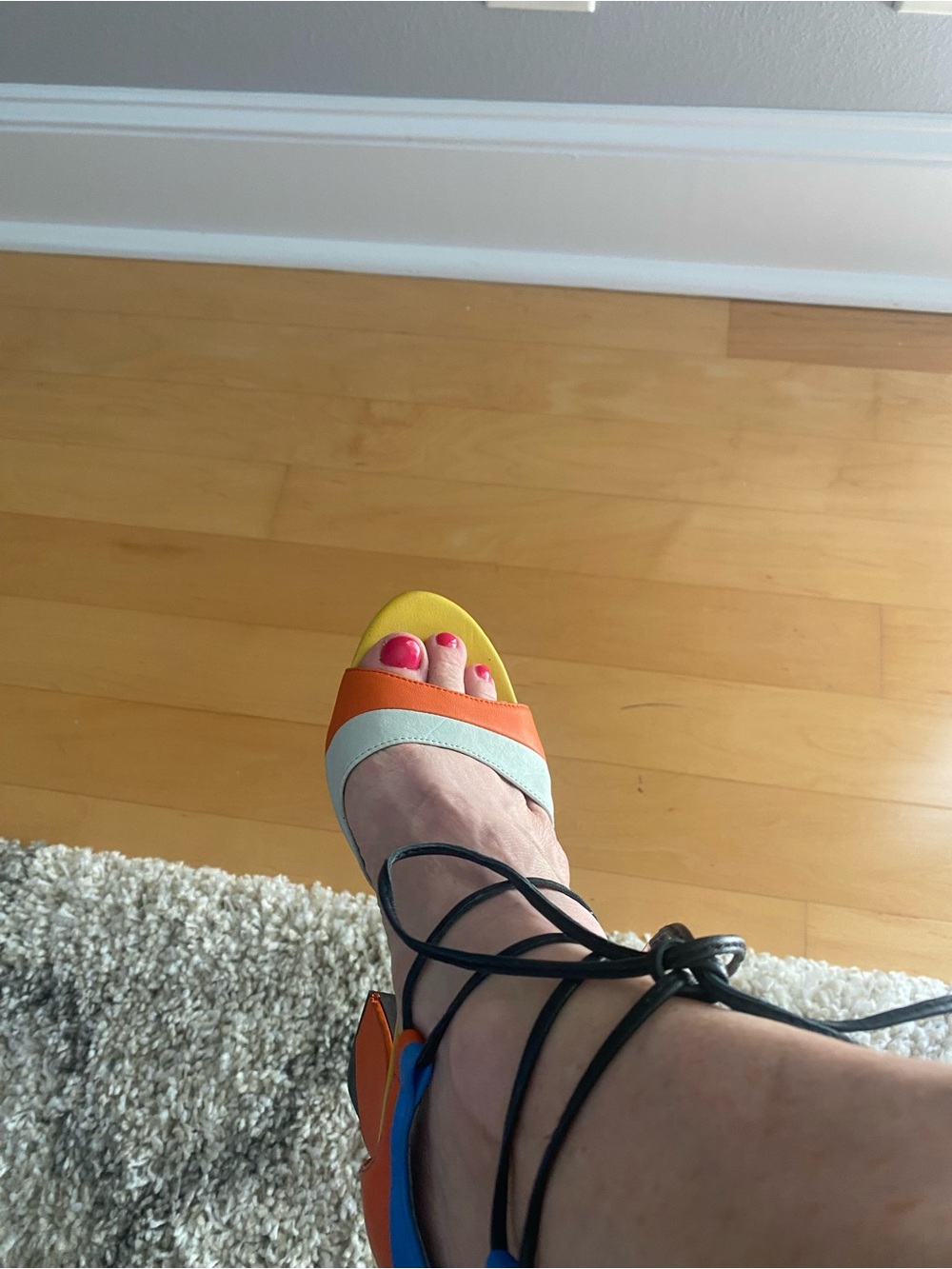 Dolce Vita Haro Color Blocked High Heel Sandal size 8M - Picture 7 of 8